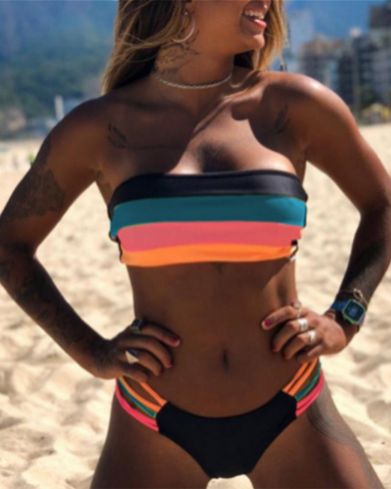 Lindberg | Sexy Bikinis mit Farbblockdruck