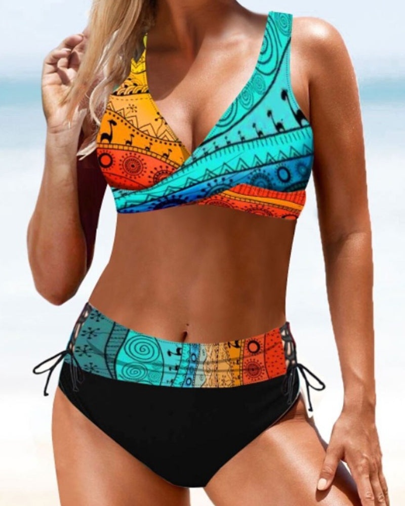 Lindberg | Bunter Bikini-Badeanzug