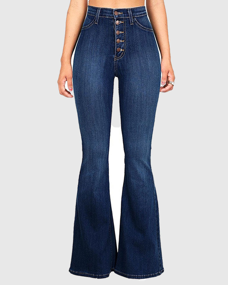 Lindberg | Schlag Jeans mit Hoher Taille
