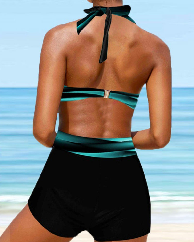 Lindberg | Neckholder-Cross-Bikini mit Trägern