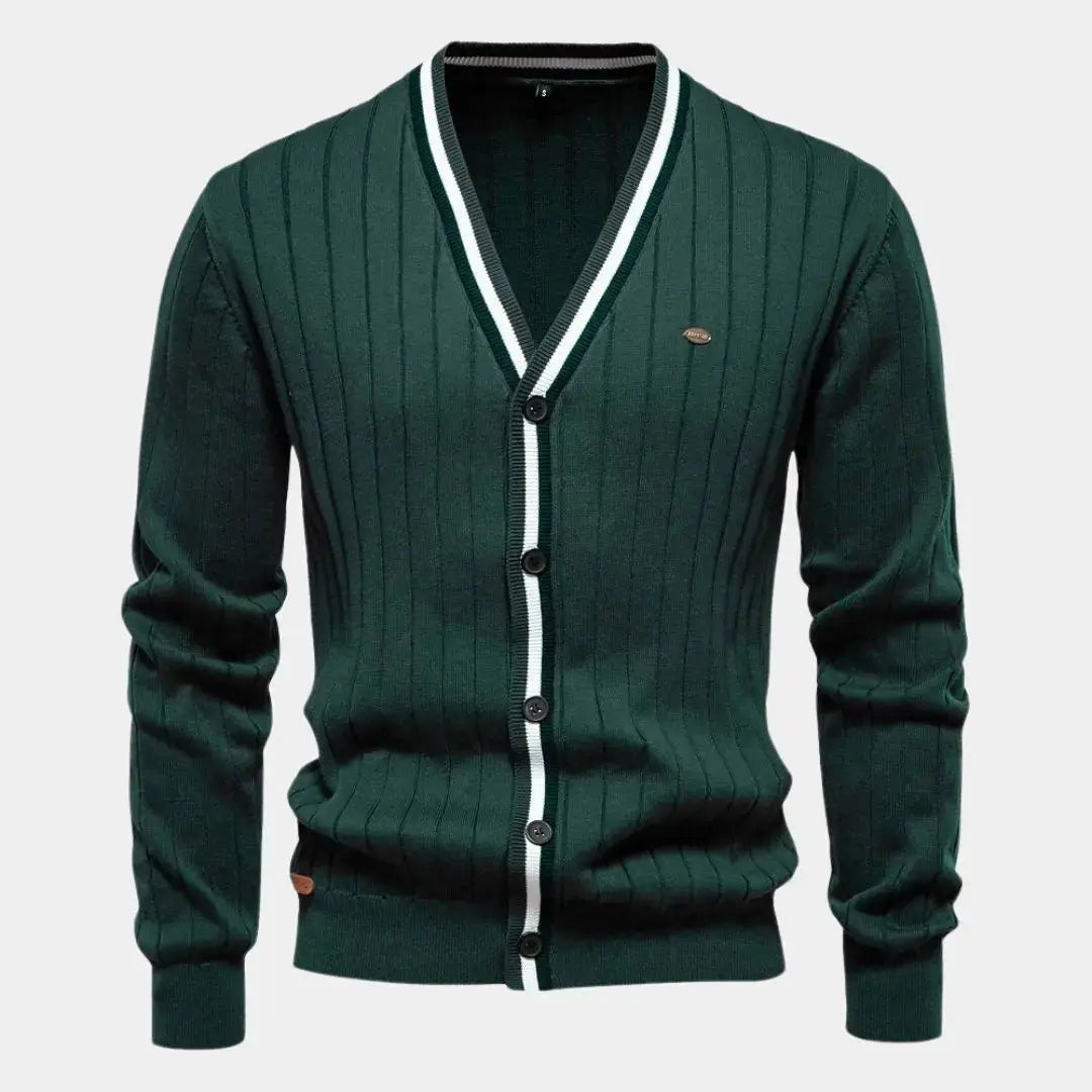 Lindberg | Cotton Button-Up Cardigan Sweater
