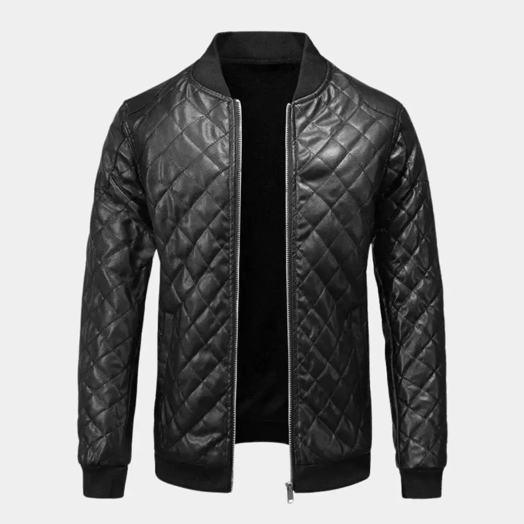 Lindberg | Braune Leder-Bomberjacke