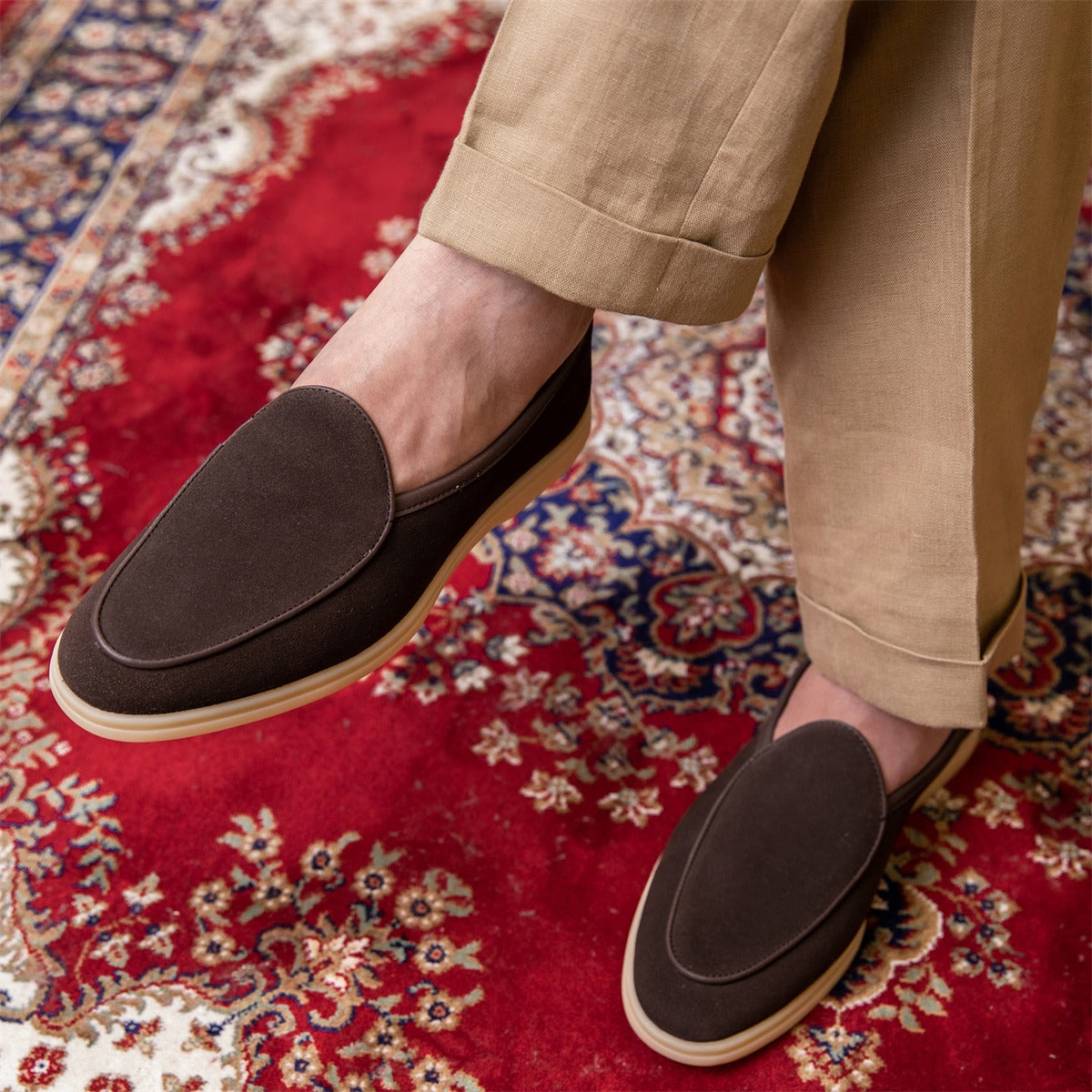 Lindberg | Du Cap belgische Slipper aus Wildleder