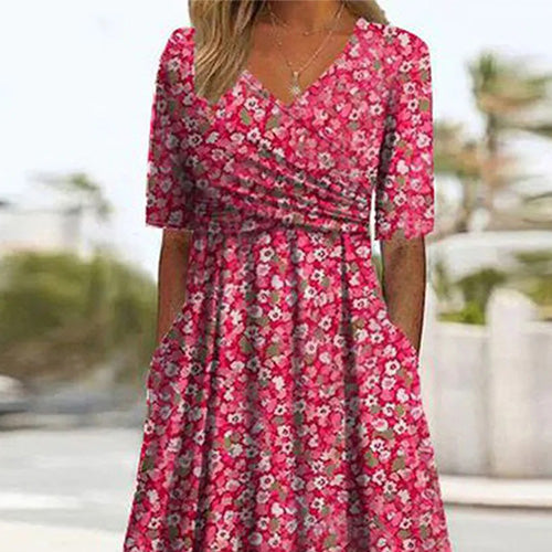 Lindberg | Blumenliebe Kurzarmkleid