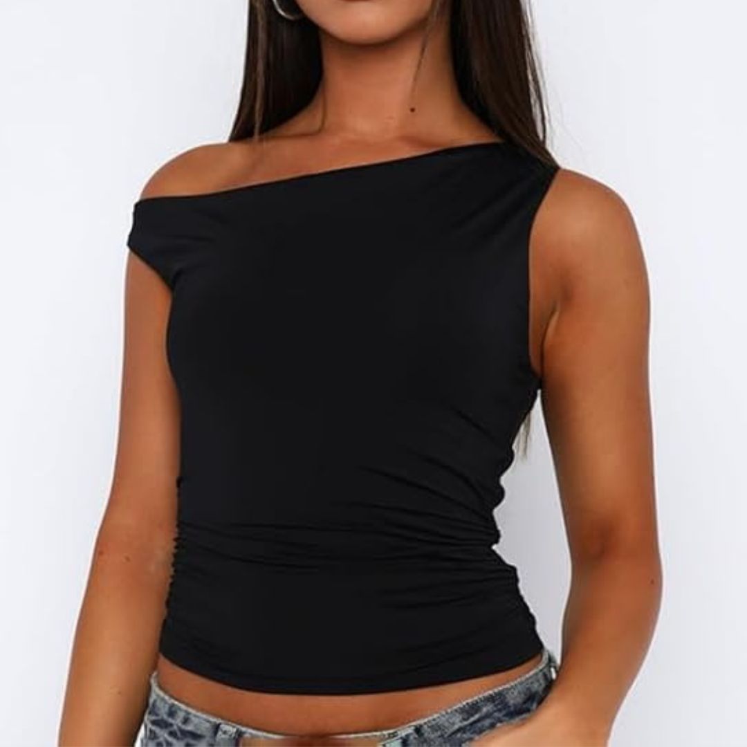 Lindberg | Schwarzstil Damen Crop-Top