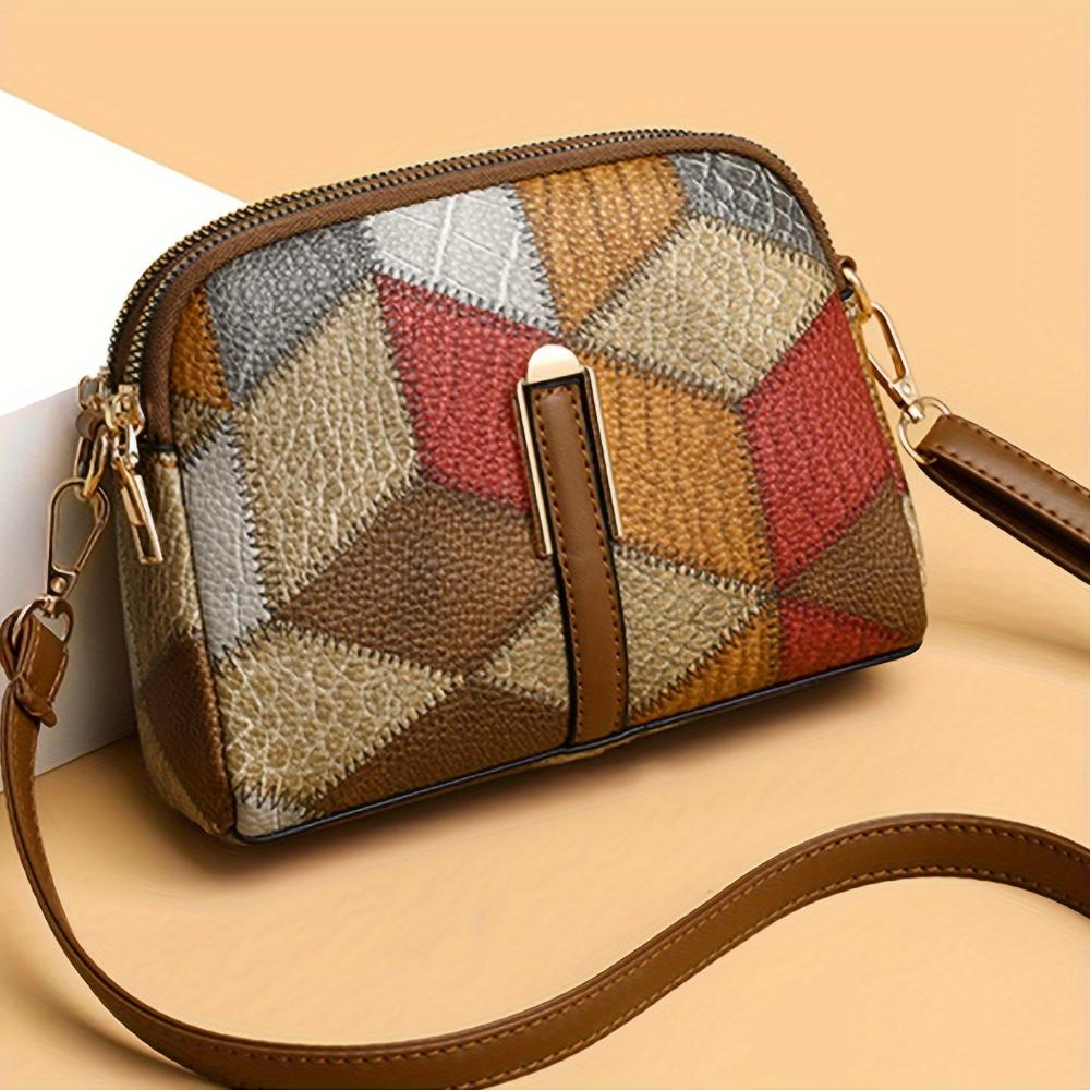 Lindberg | Luna | Mini-Umhängetasche im Patchwork-Design