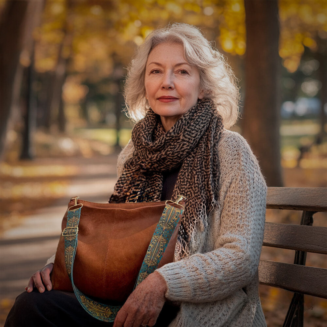 Lindberg | Chelsey™ | Elegante Vintage Schultertasche