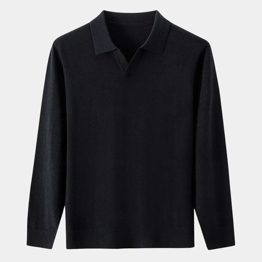 Lindberg | 100% Wollstrick Turndown Pullover
