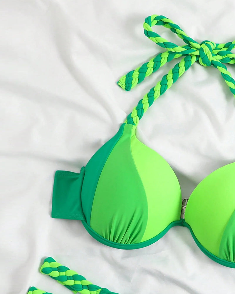 Lindberg | Colorblock-Neckholder-Bikini-Set