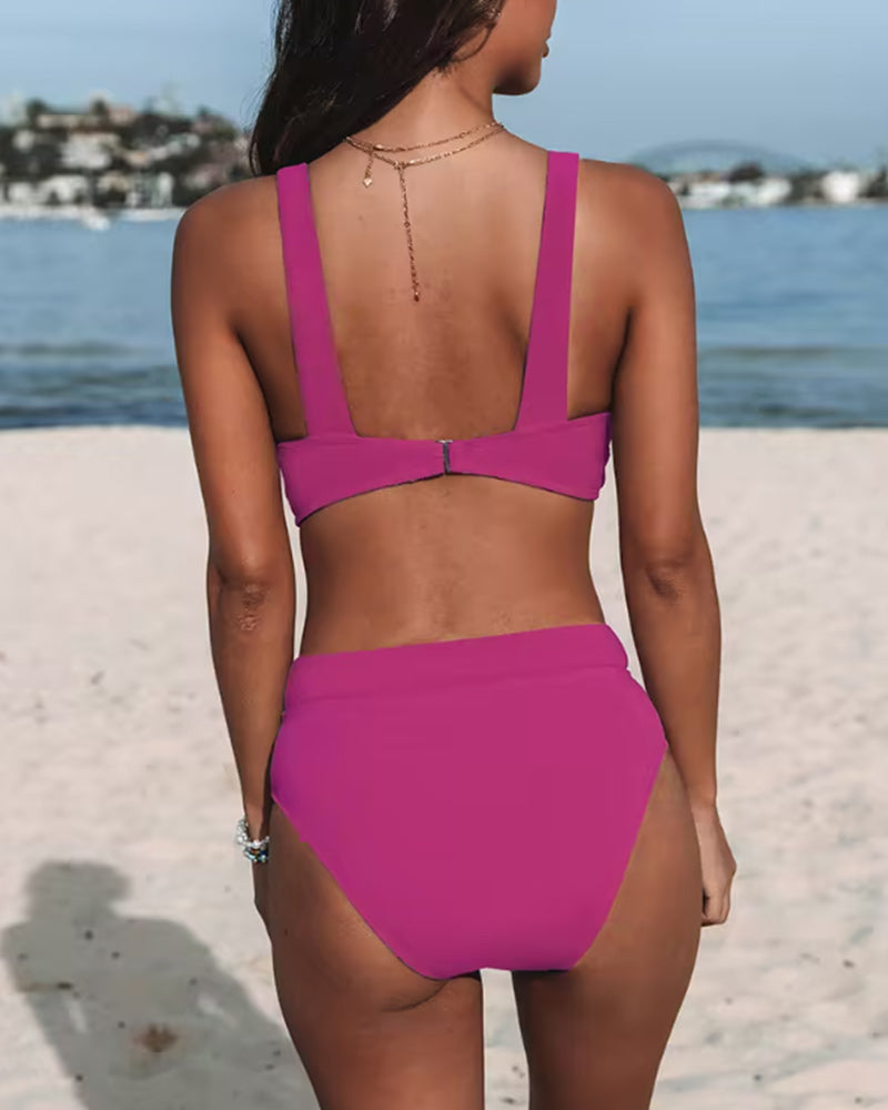 Lindberg | Einfarbige Bikinis mit hoher Taille
