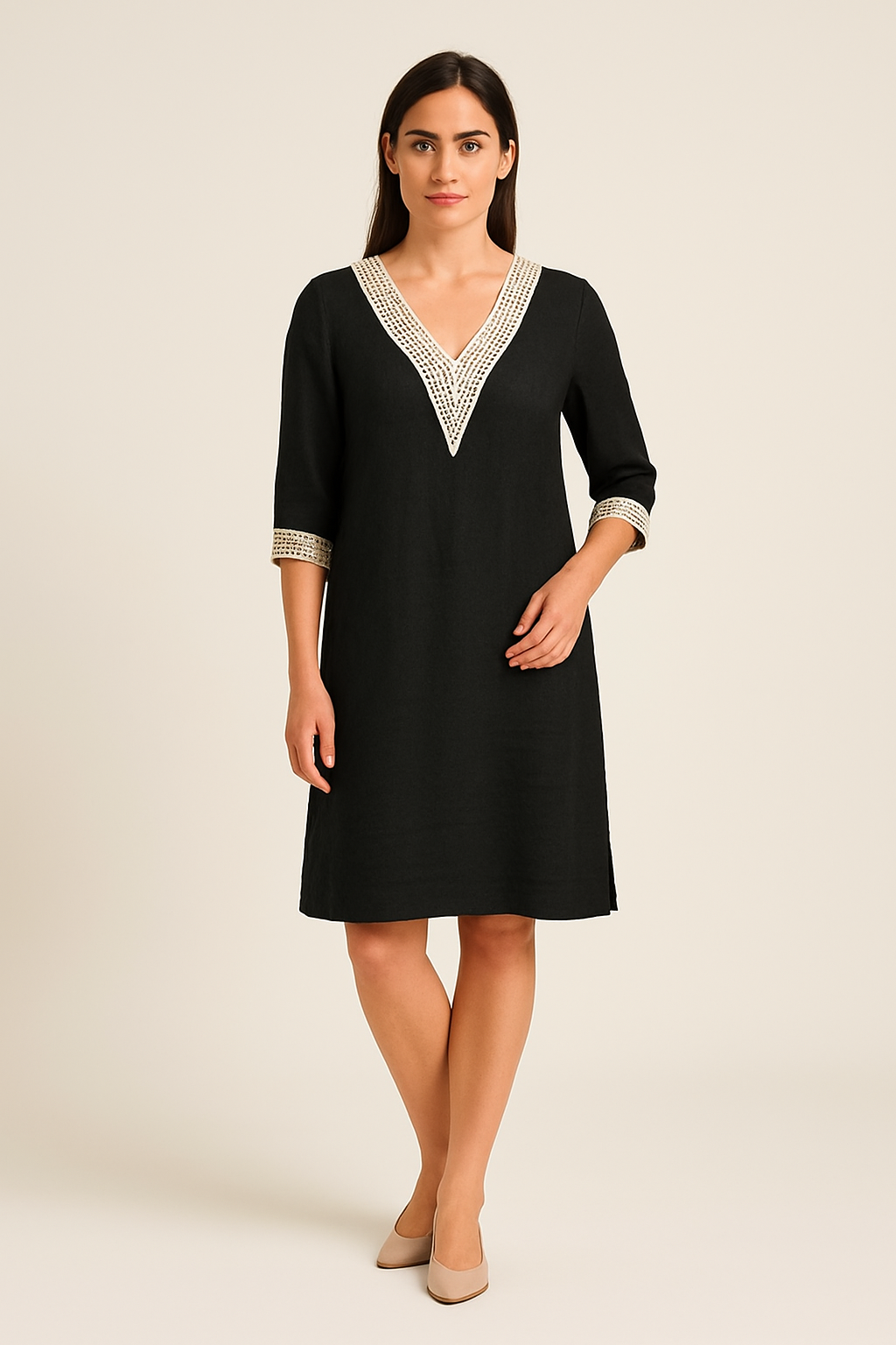 Lindberg | Atmungsaktives Damen Kleid aus Leinenmix luftig & leicht