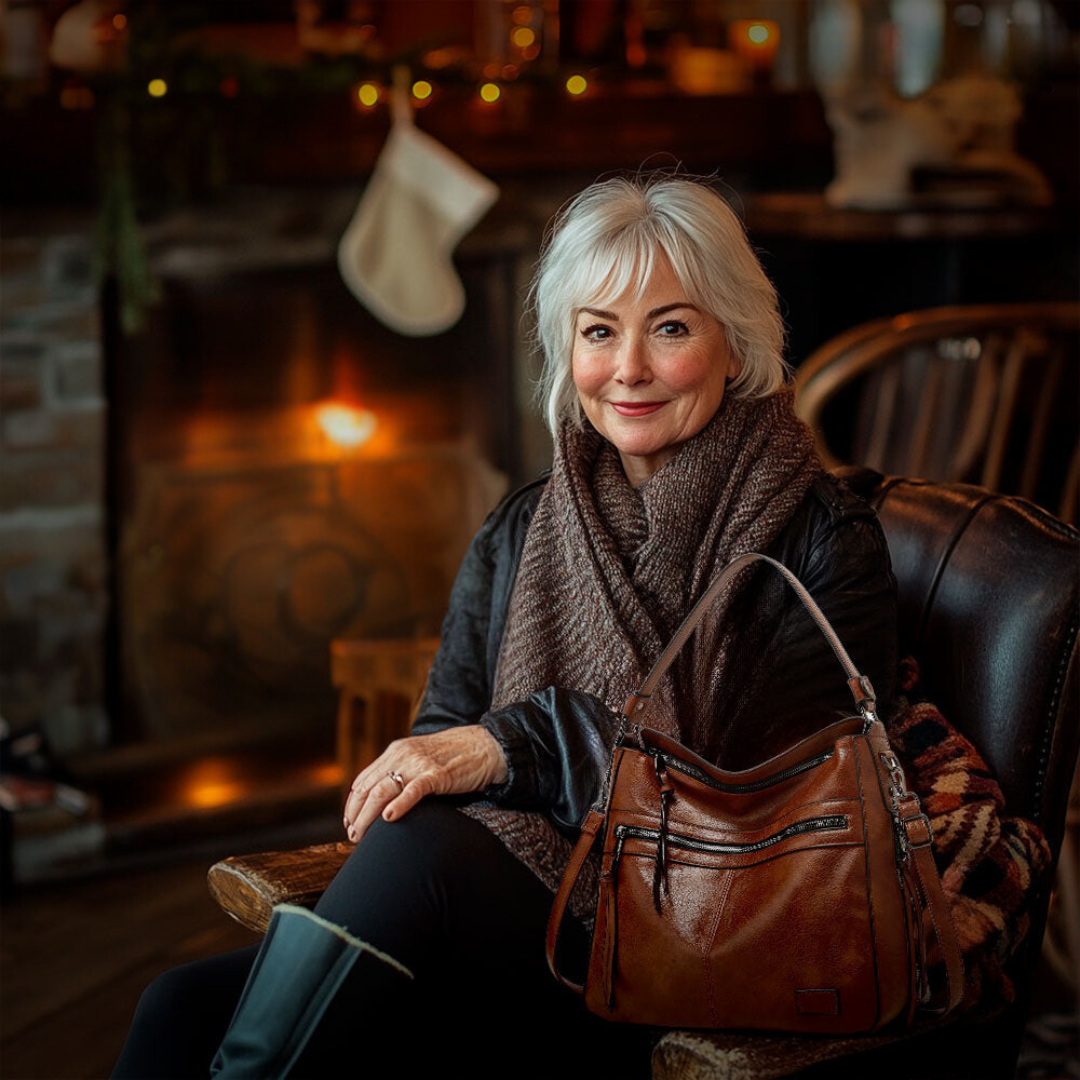 Lindberg | Muriel | Vintage-Charme Schultertasche