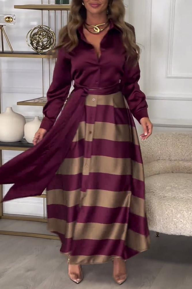 Lindberg | Kenda | Elegant Striped Dress
