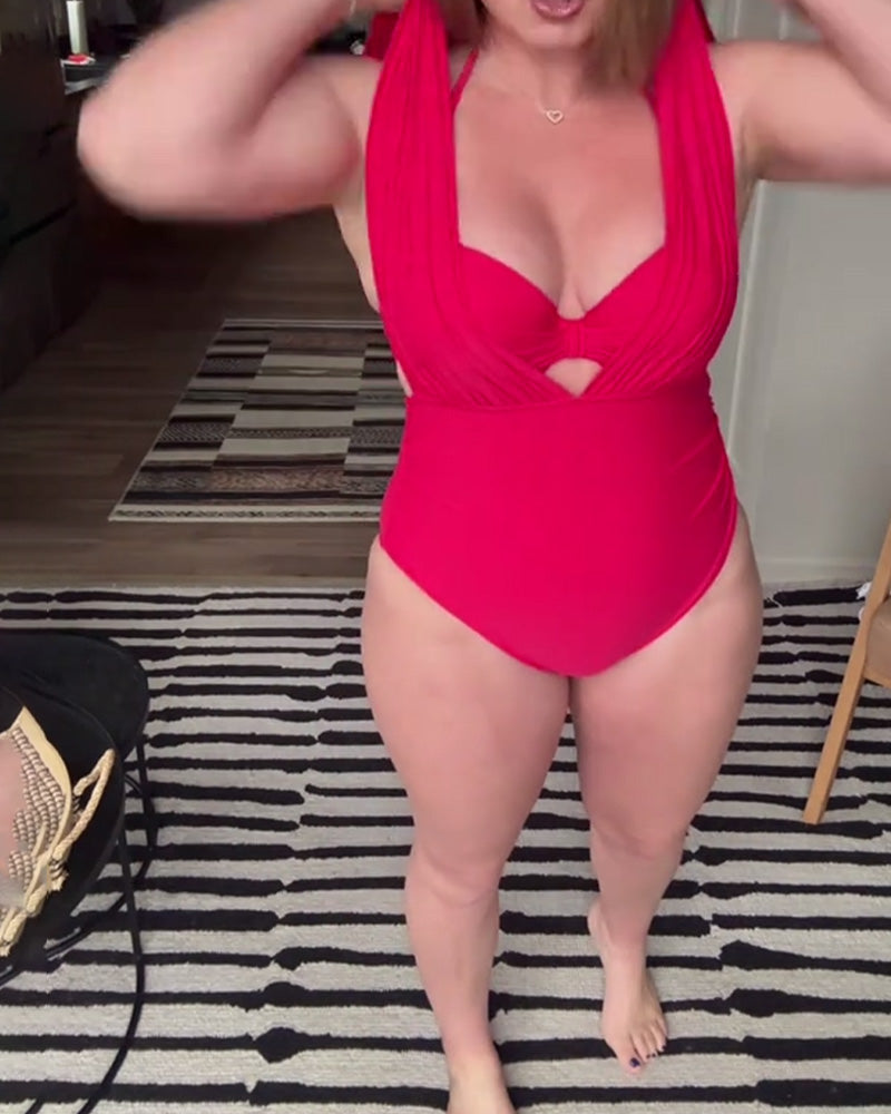 Lindberg | Sexy Einfarbiger Einteiler Badeanzug