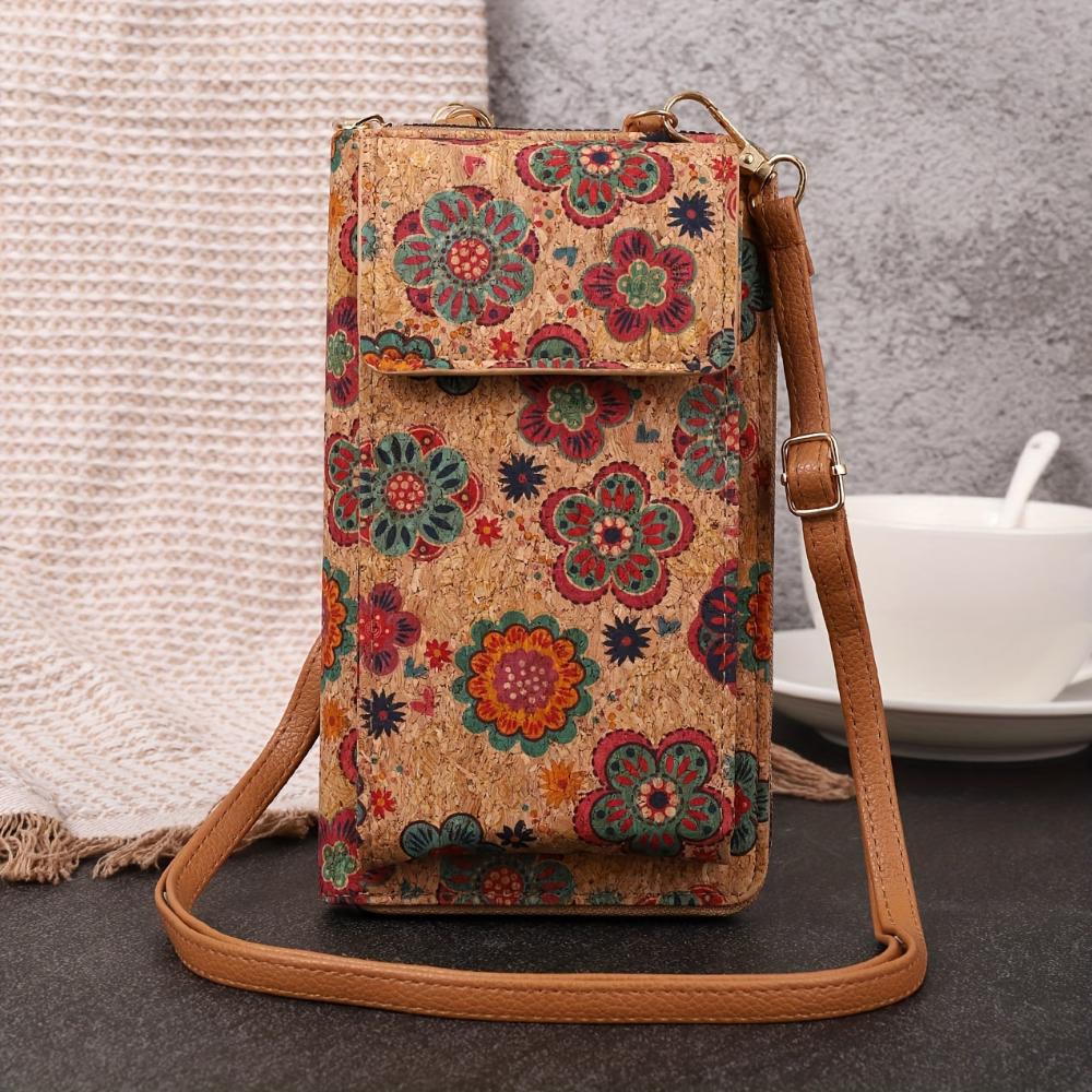 Lindberg | Lilla | Boho Blumen Umhängetasche