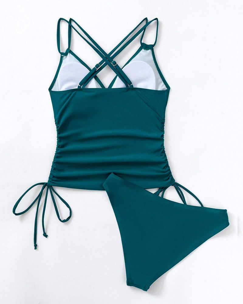 Lindberg | Sexy Tankini-Badeanzug mit überkreuzten Trägern