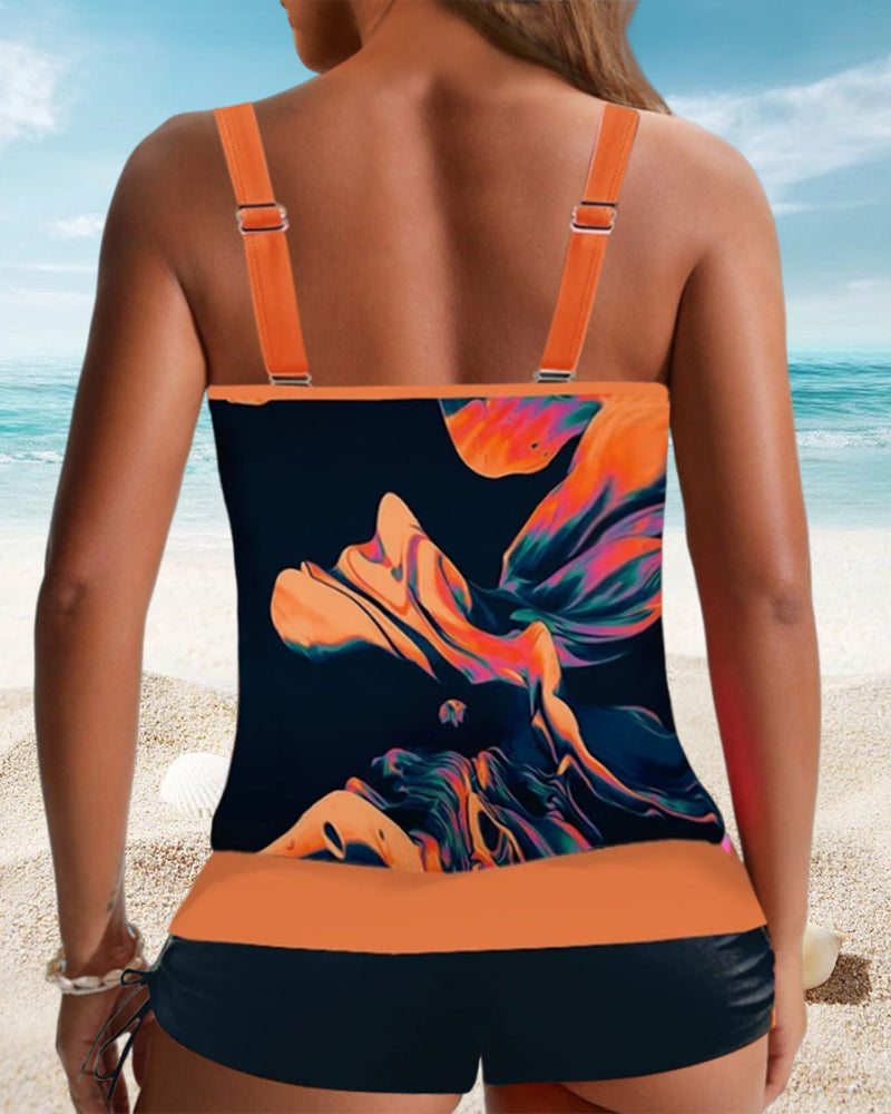 Lindberg | Stylischer bedruckter Tankini-Badeanzug
