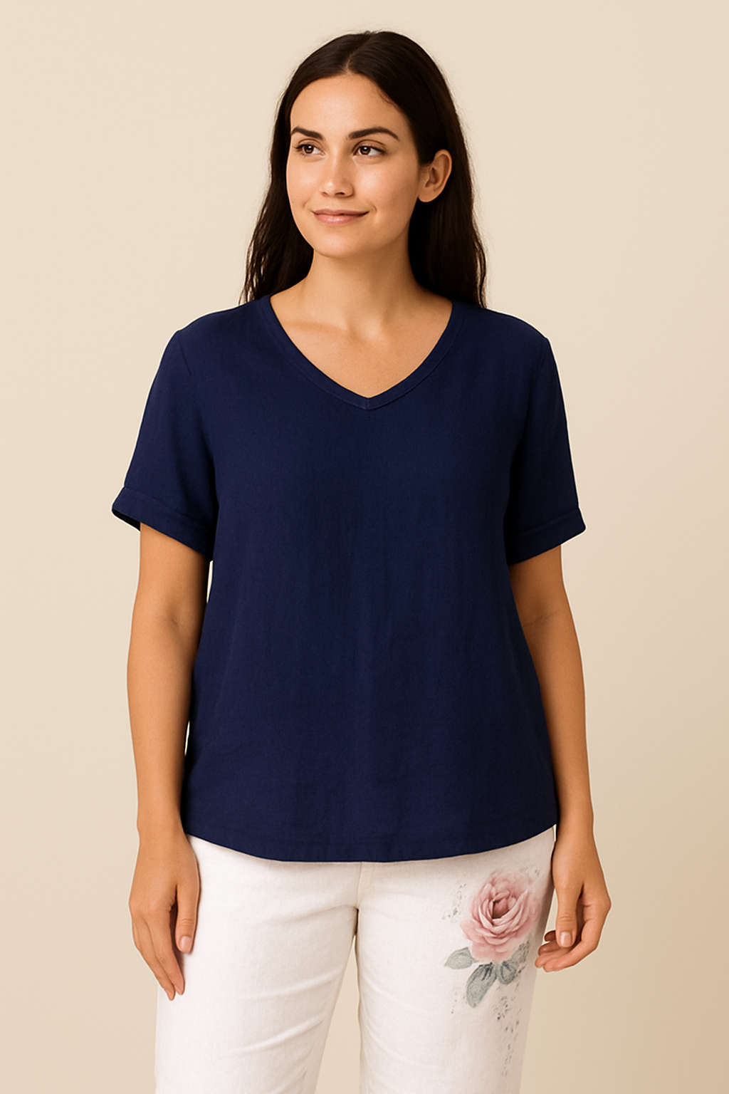 Lindberg | Jeanny Bluse aus Baumwoll-Leinen für Alltag & Freizeit