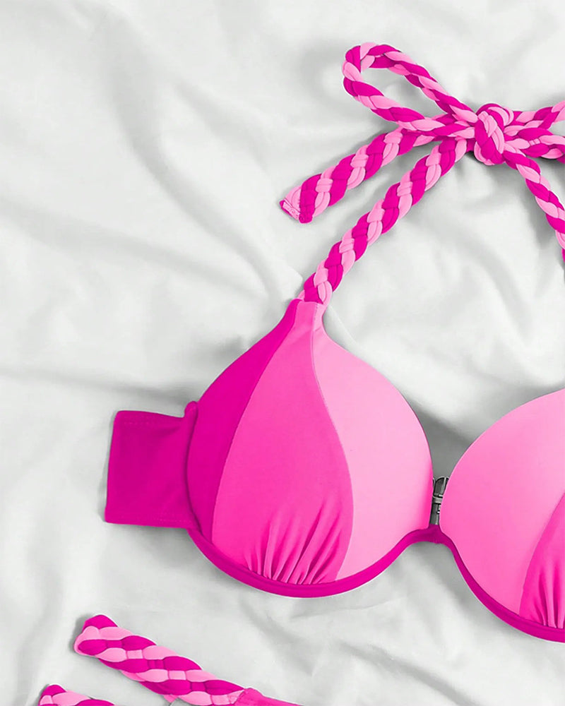 Lindberg | Colorblock-Neckholder-Bikini-Set