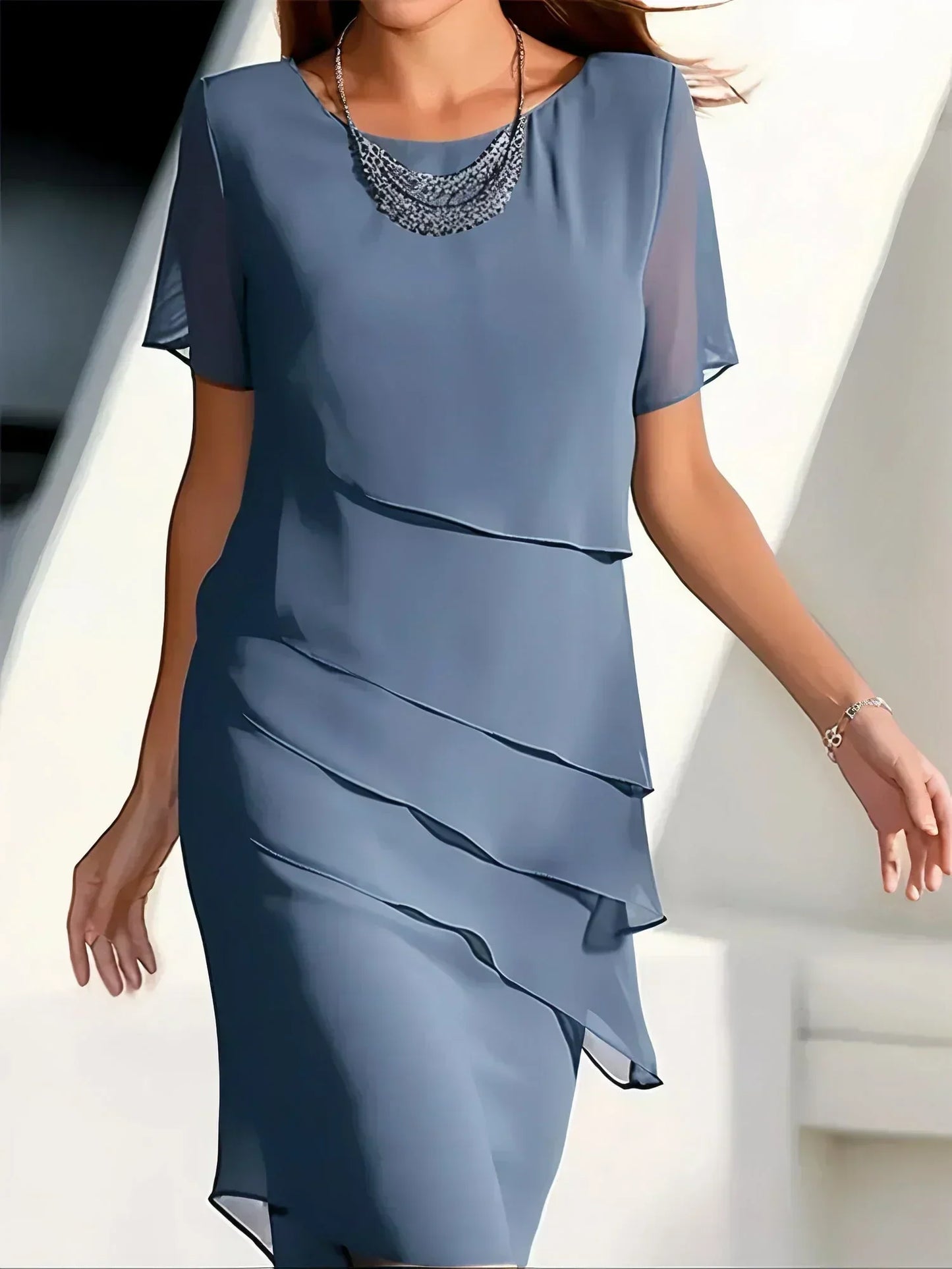 Lindberg | Ursula Chiffon-Midikleid
