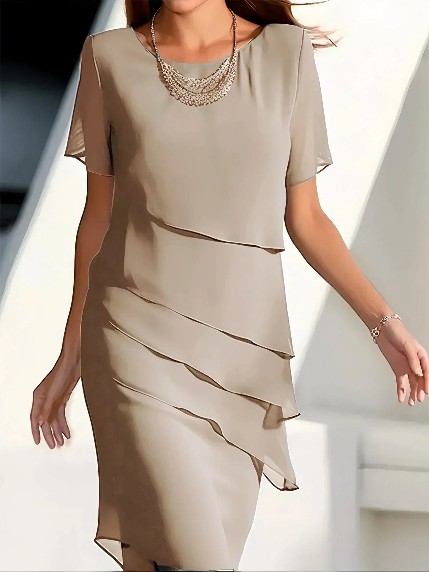 Lindberg | Ursula Chiffon-Midikleid