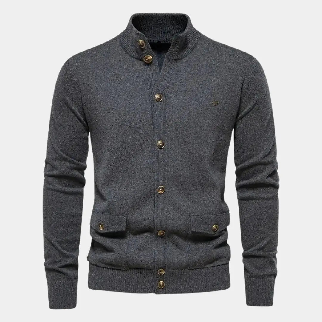 Lindberg | Gestrickte Baumwoll-Strickjacke
