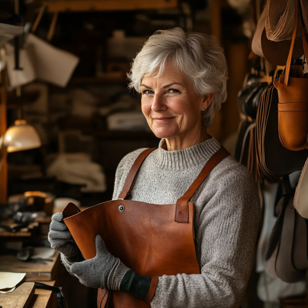 Lindberg | Mila | Vintage-Handtasche mit Klappenverschluss