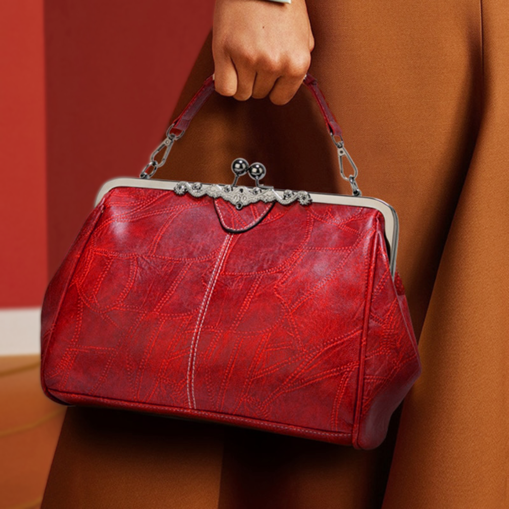 Lindberg | Mila | Vintage-Handtasche mit Klappenverschluss