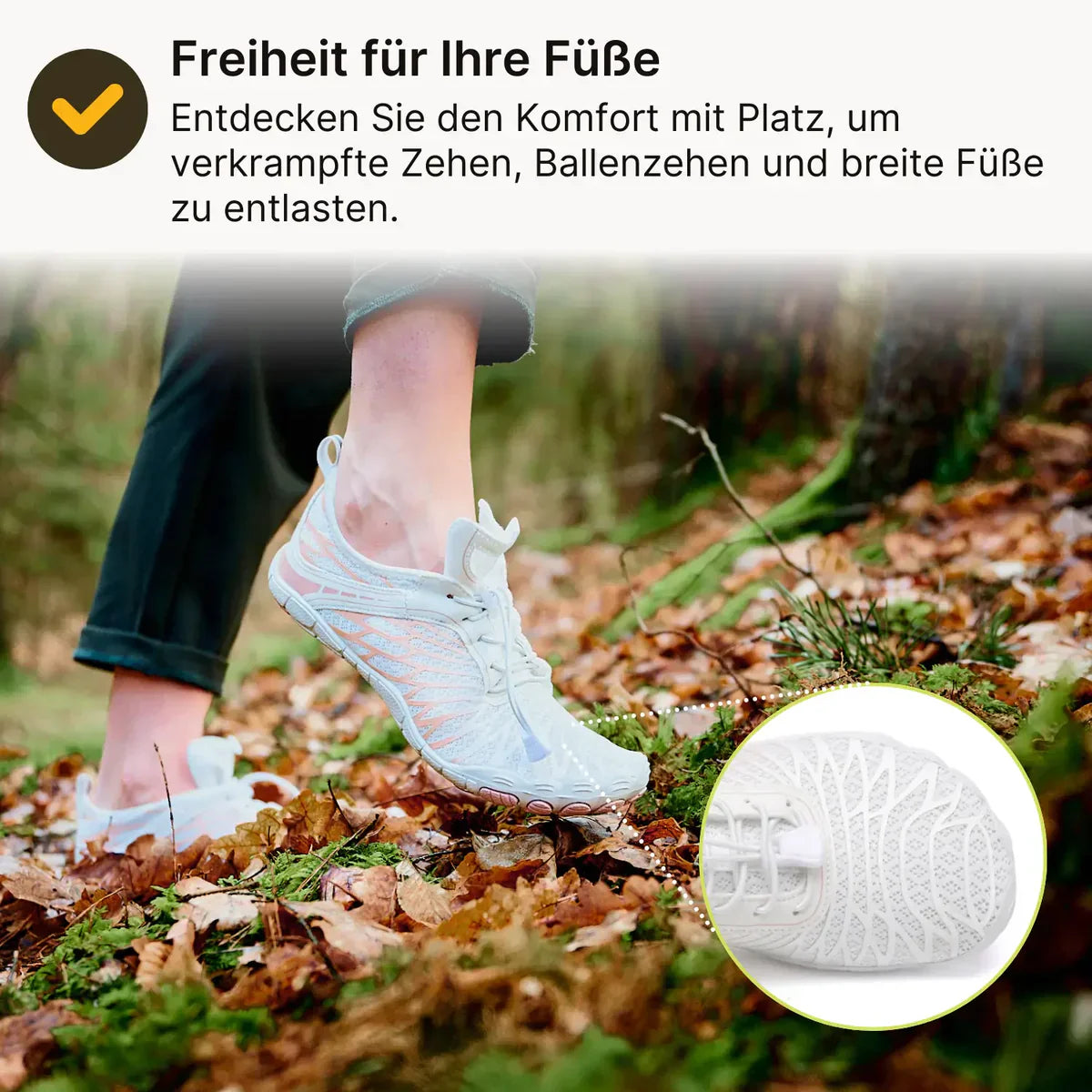 Lindberg | Motion Ground™ – Kupfer geerdete Barfussschuhe für natürliche Balance (Unisex)