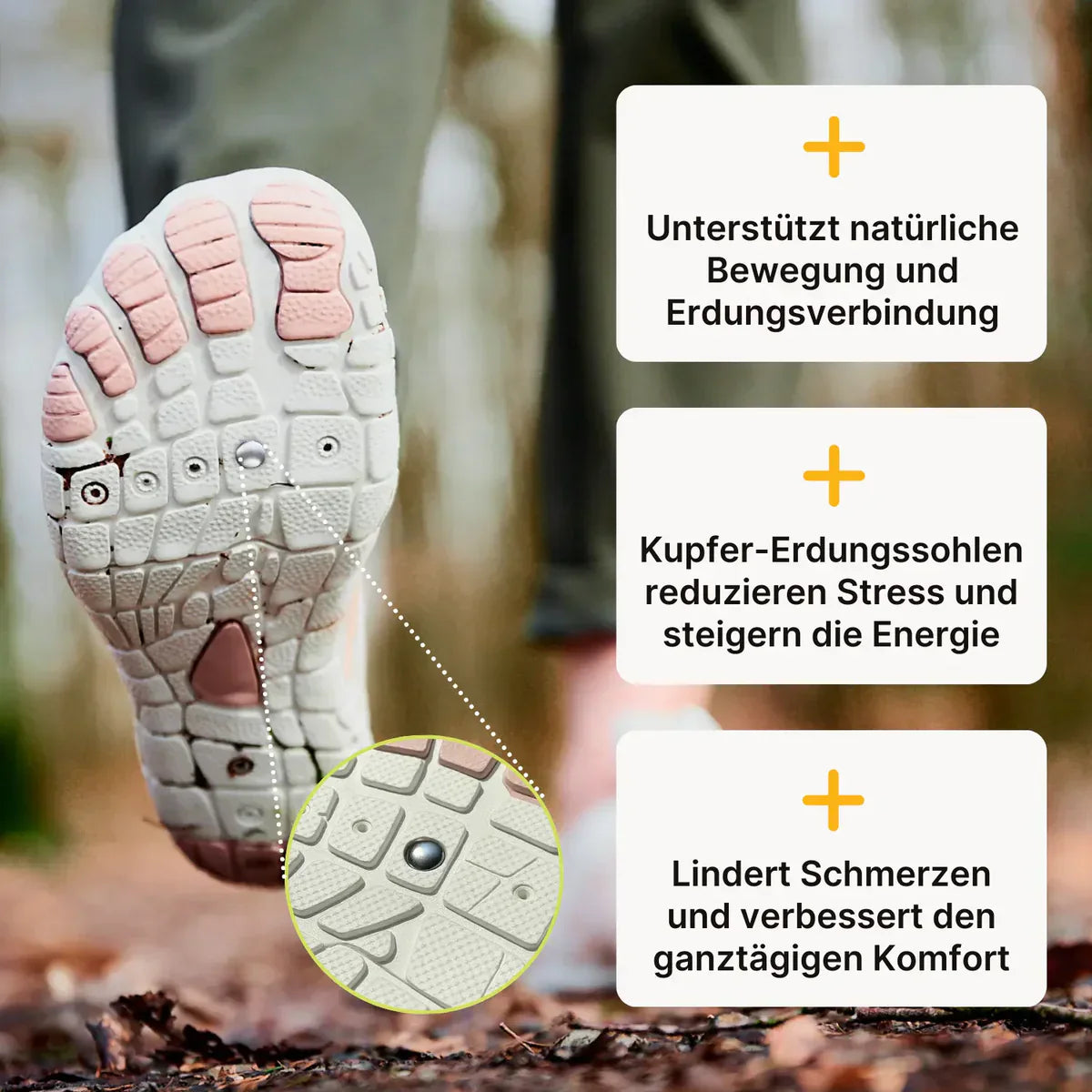 Lindberg | Motion Ground™ – Kupfer geerdete Barfussschuhe für natürliche Balance (Unisex)