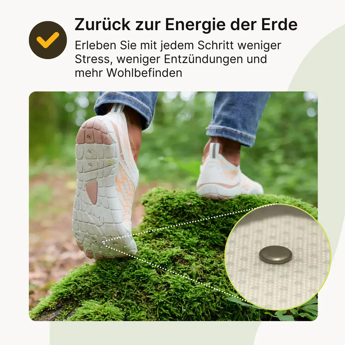 Lindberg | Motion Ground™ – Kupfer geerdete Barfussschuhe für natürliche Balance (Unisex)