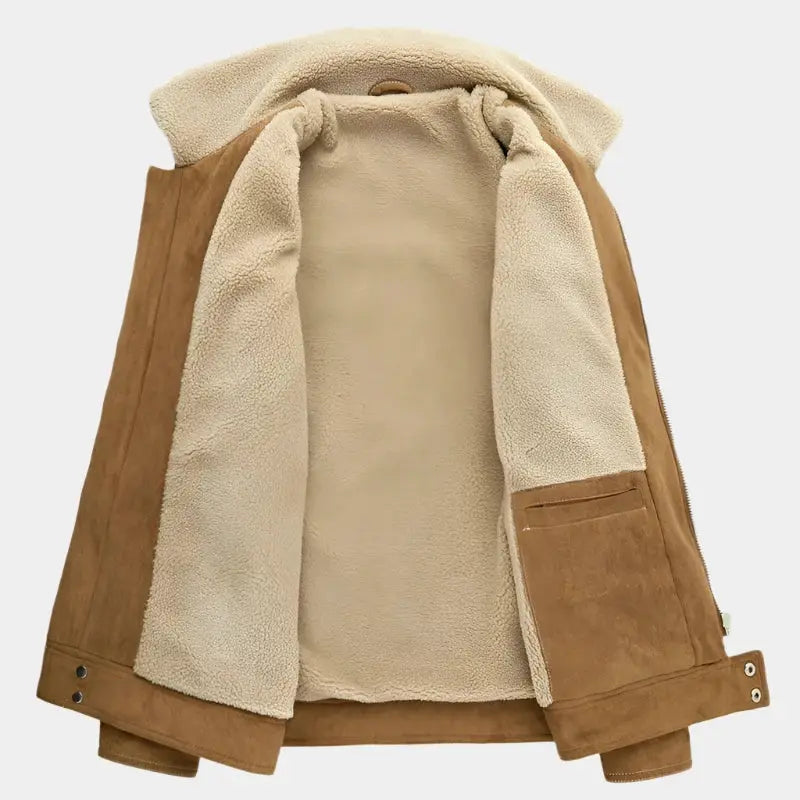 Lindberg | Exklusive Fleece-Wildlederjacke