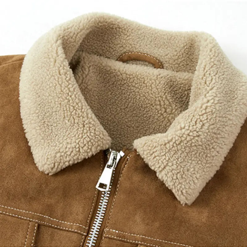 Lindberg | Exklusive Fleece-Wildlederjacke