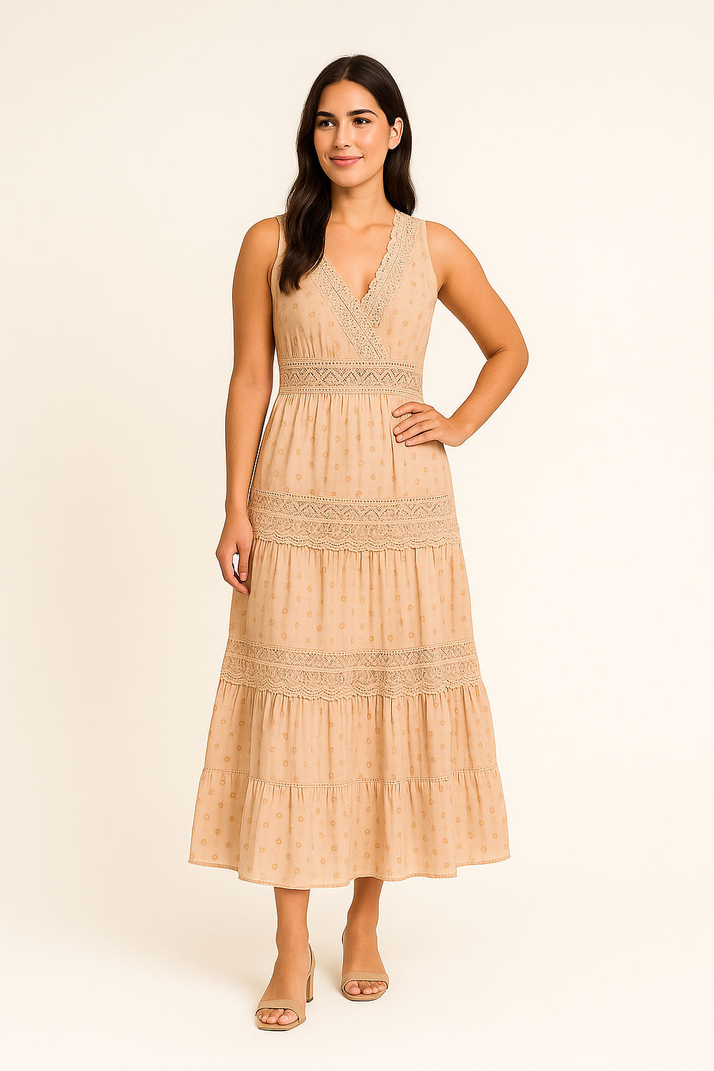 Lindberg | Festliches Damen Boho Maxikleid luftig & leicht