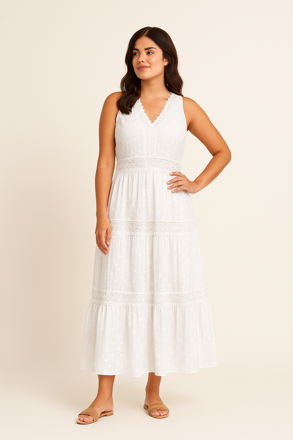 Lindberg | Festliches Damen Boho Maxikleid luftig & leicht