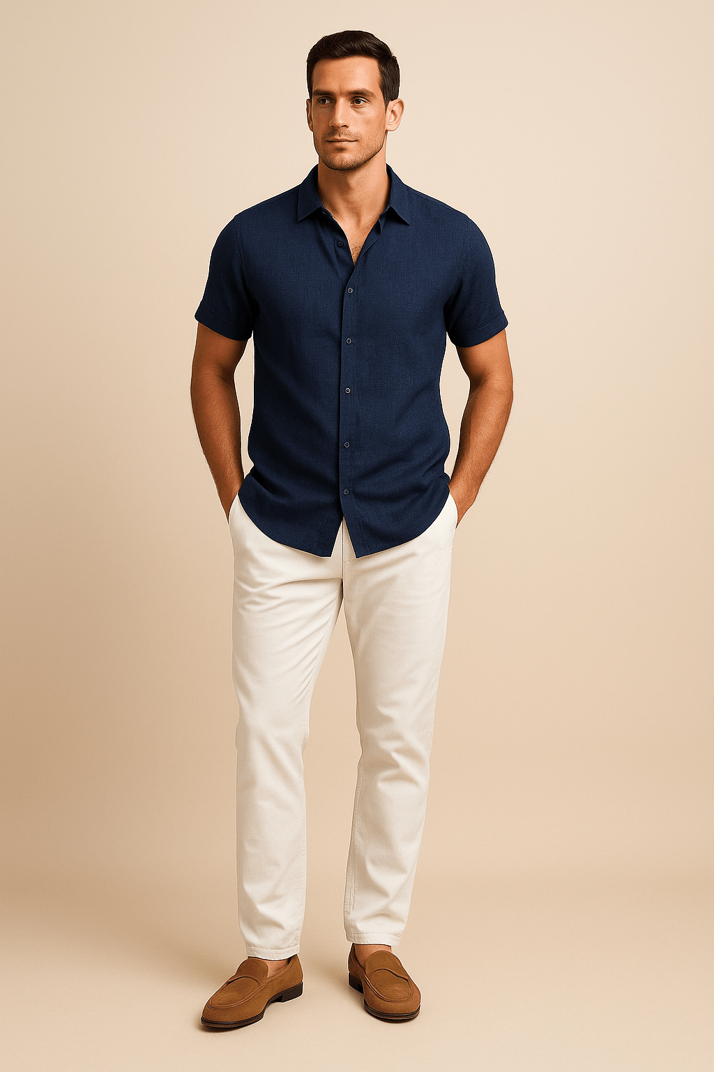 Lindberg | Herren stilvolles Kurzarmhemd für Sommer und Freizeit