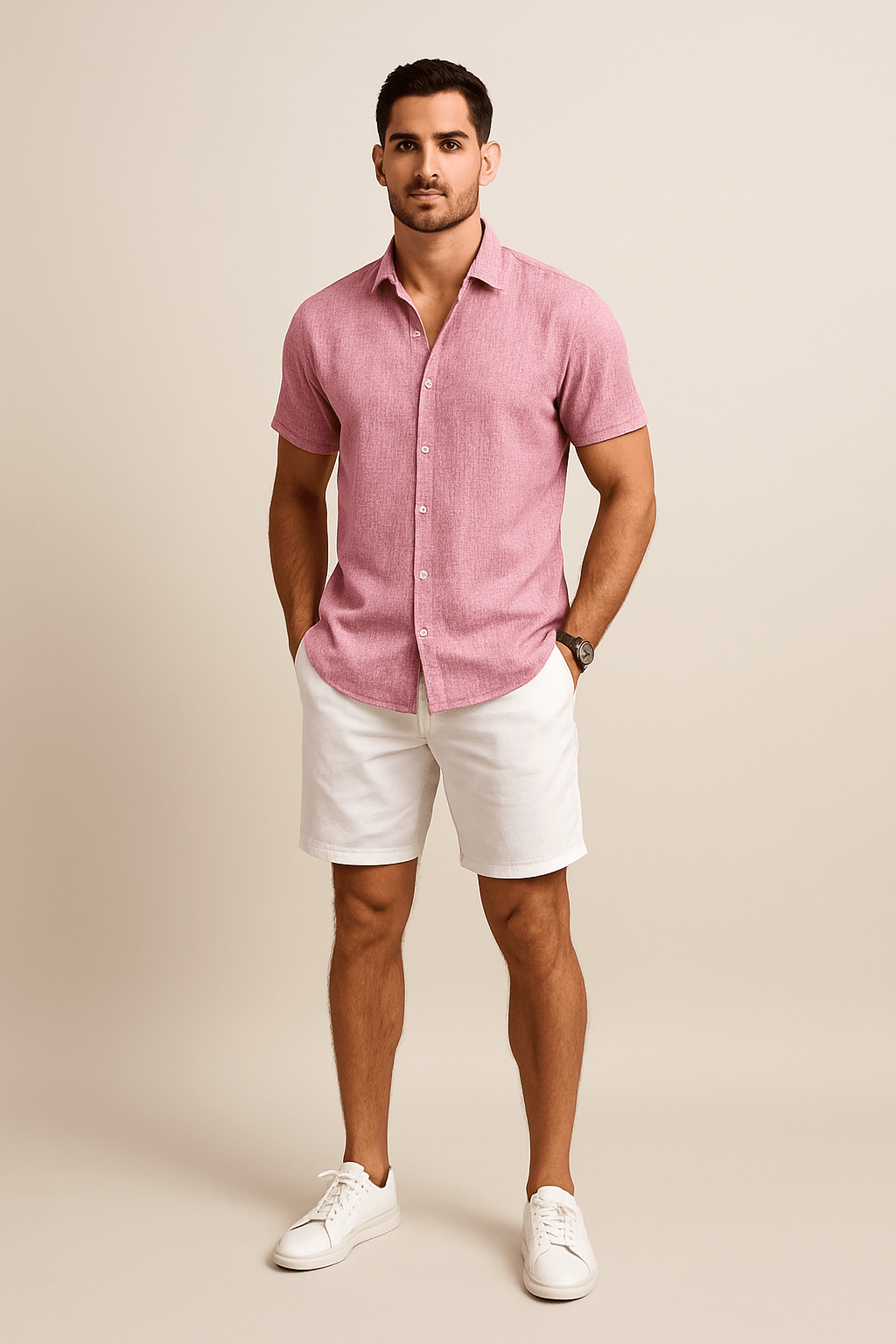 Lindberg | Herren stilvolles Kurzarmhemd für Sommer und Freizeit