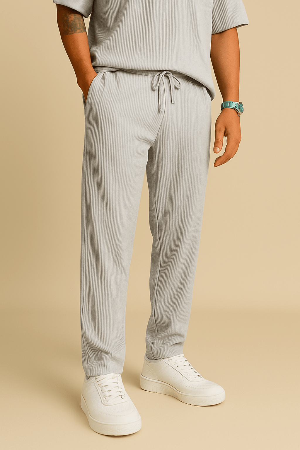Lindberg | Herren Sommer Cordhose mit weitem Schnitt