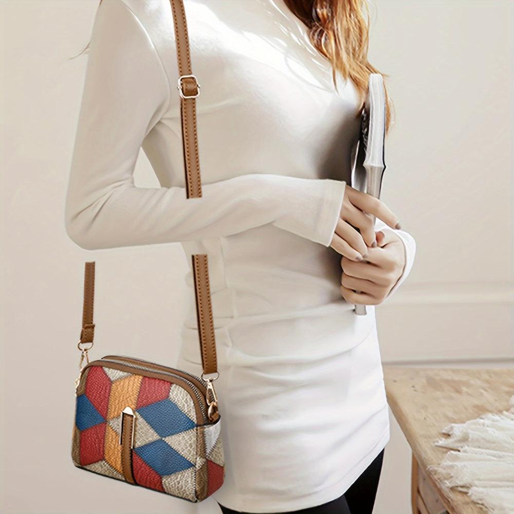 Lindberg | Luna | Mini-Umhängetasche im Patchwork-Design