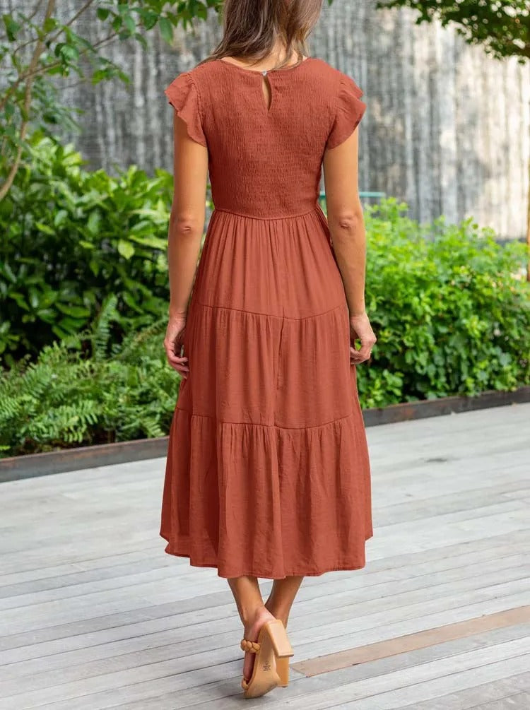 Lindberg | Megan | Raffiniertes bauchbedeckendes Kleid