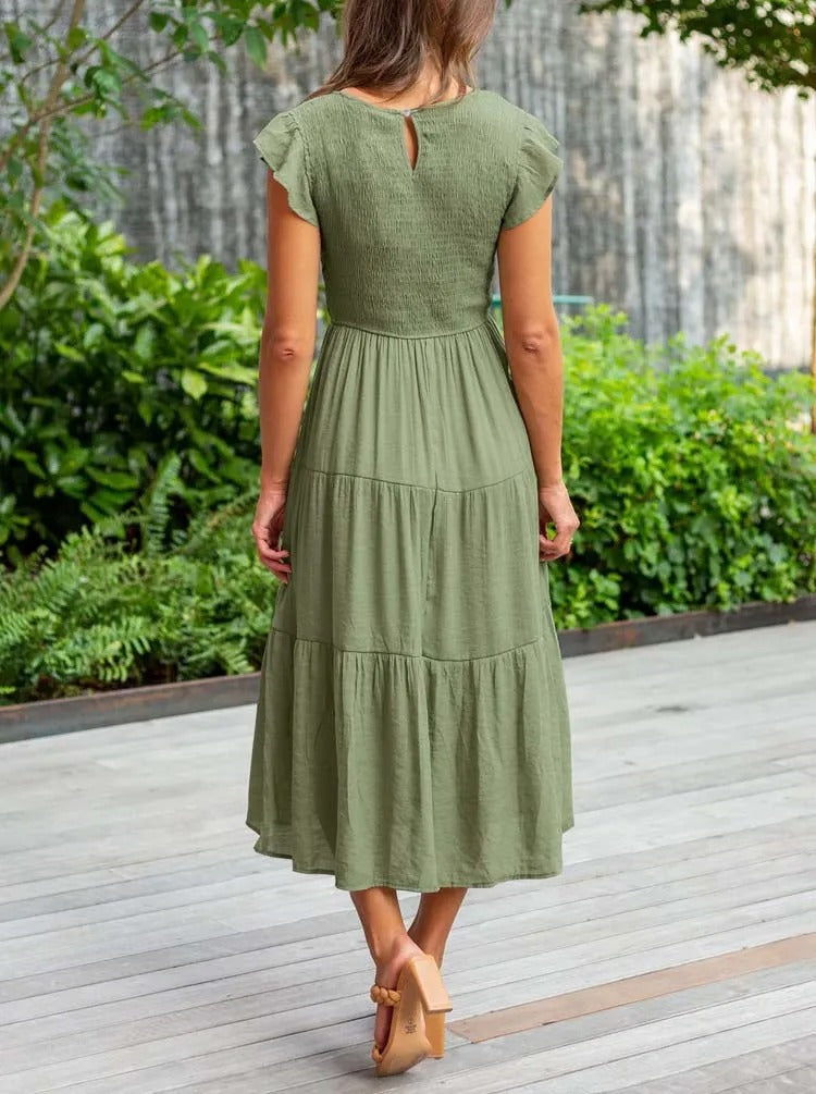 Lindberg | Megan | Raffiniertes bauchbedeckendes Kleid