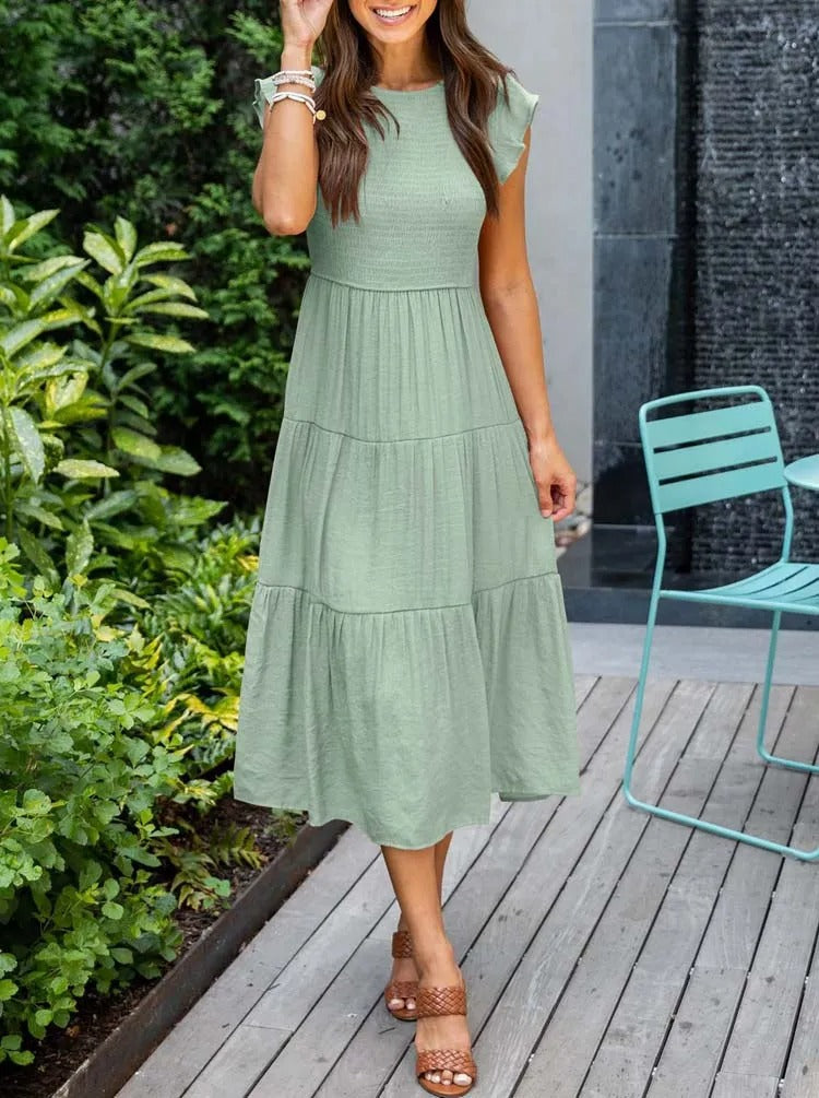 Lindberg | Megan | Raffiniertes bauchbedeckendes Kleid