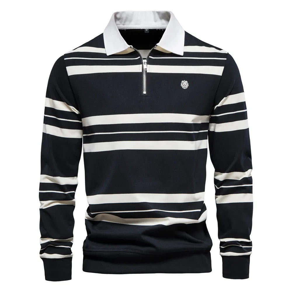 Lindberg | Finesso Herren Langarm Polo-Shirt