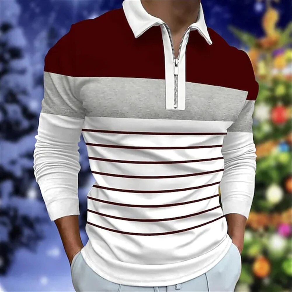 Lindberg | Formgefühl Herren Langarm Polo-Shirt