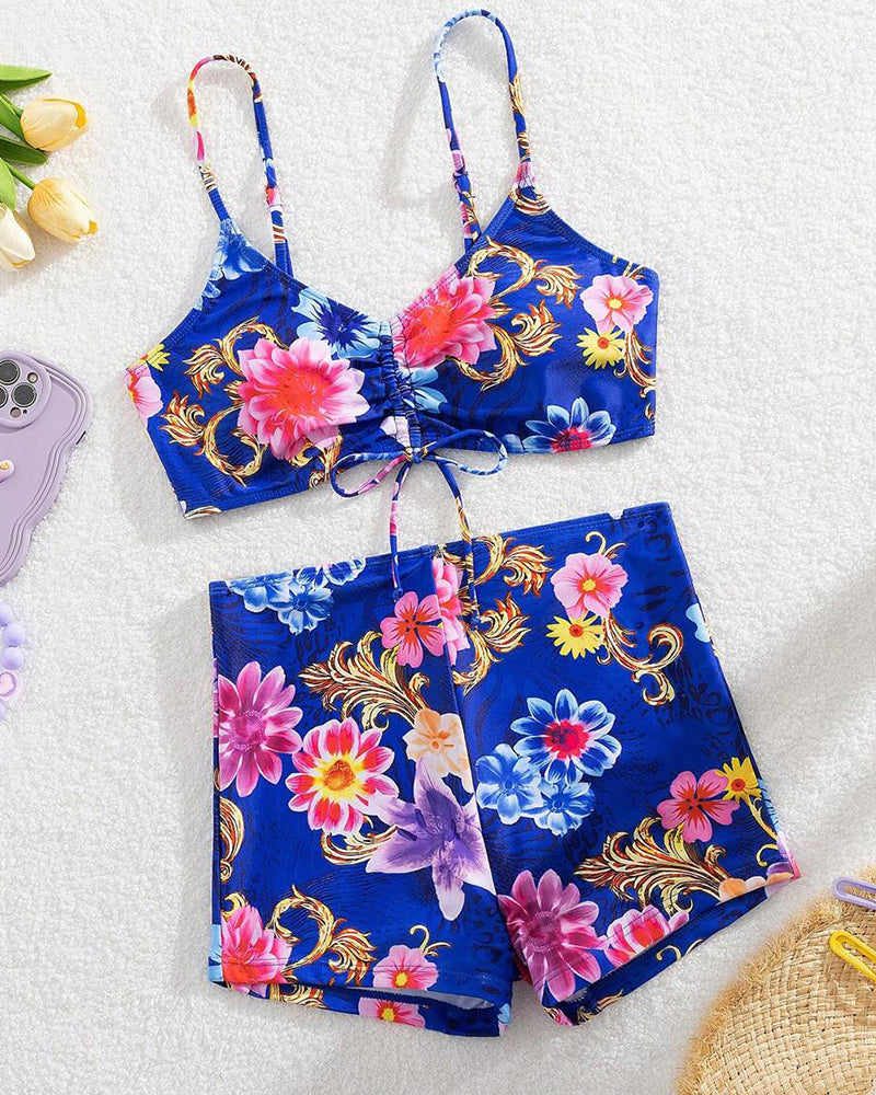 Lindberg | Bikini Zweiteiler mit Blumenmuster