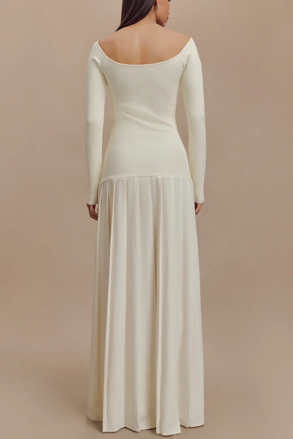 Lindberg | Jasmin Retro-Maxikleid mit Bardot-Ausschnitt