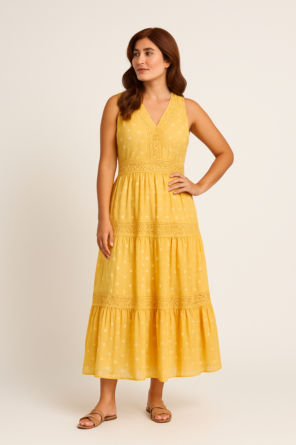 Lindberg | Festliches Damen Boho Maxikleid luftig & leicht