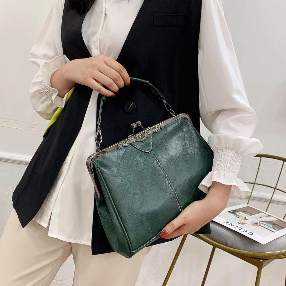 Lindberg | Mila | Vintage-Handtasche mit Klappenverschluss