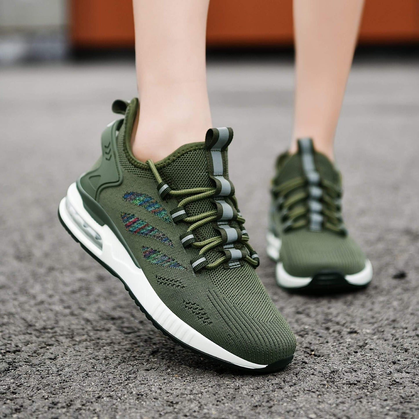 Lindberg | Grünschimmer Sneaker
