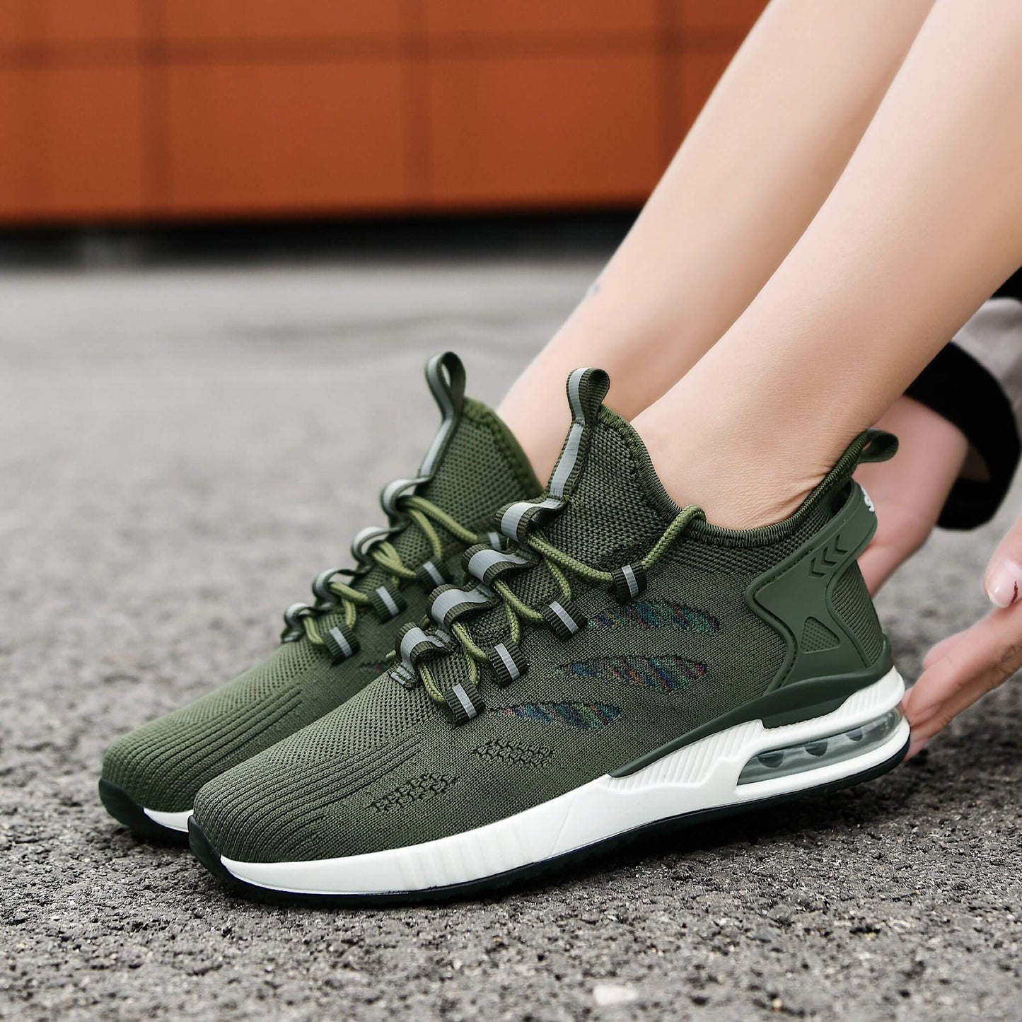 Lindberg | Grünschimmer Sneaker